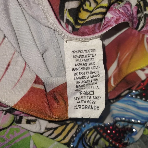 Colorful Graphic Vintage Tank Dress - Picture 8 of 8